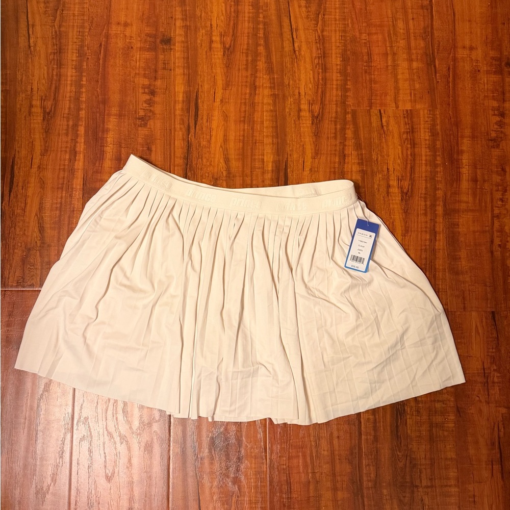 Prince x Target pickleball collection white pleated skirt skort XL